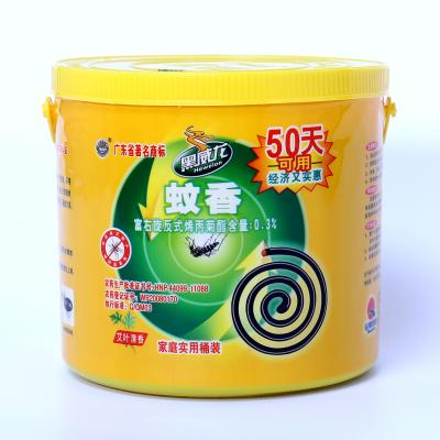 50-day family affordable barreled quick-killing black mosquito coil (Artemisia argyi)